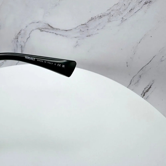 Versace Gold and Black Sunglasses - Picture 7 of 12